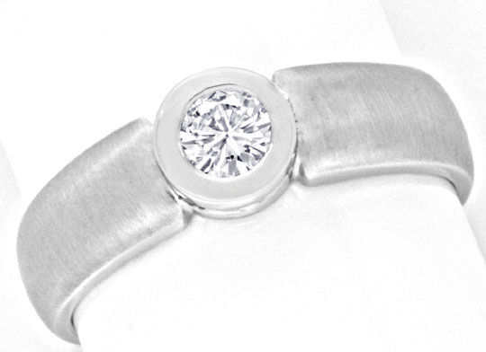 Foto 2 - Moderner Brillant-Diamant-Ring 14K Weißgold, S3583